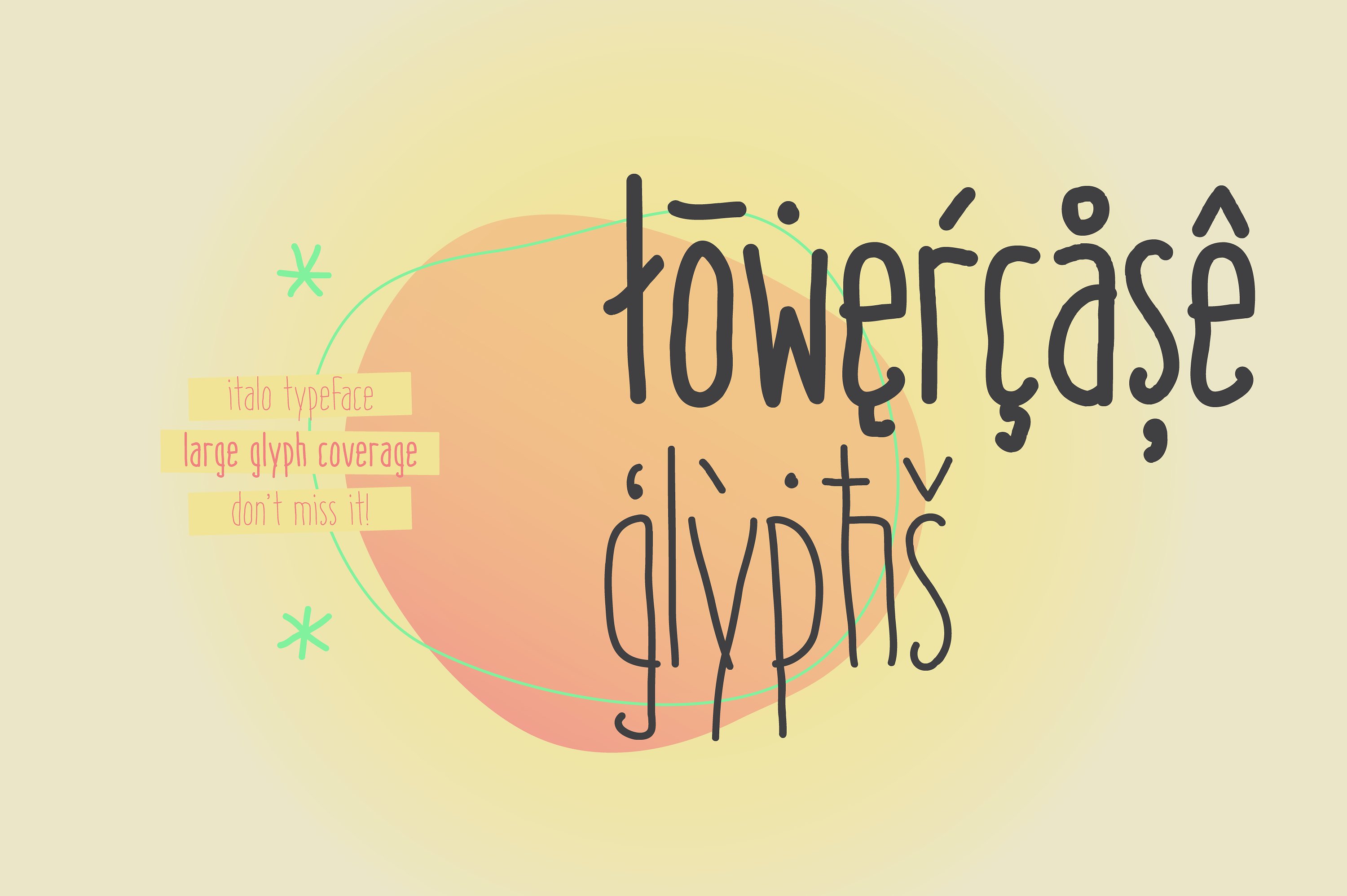 Italo Font PNG with transparent background - Preview 2