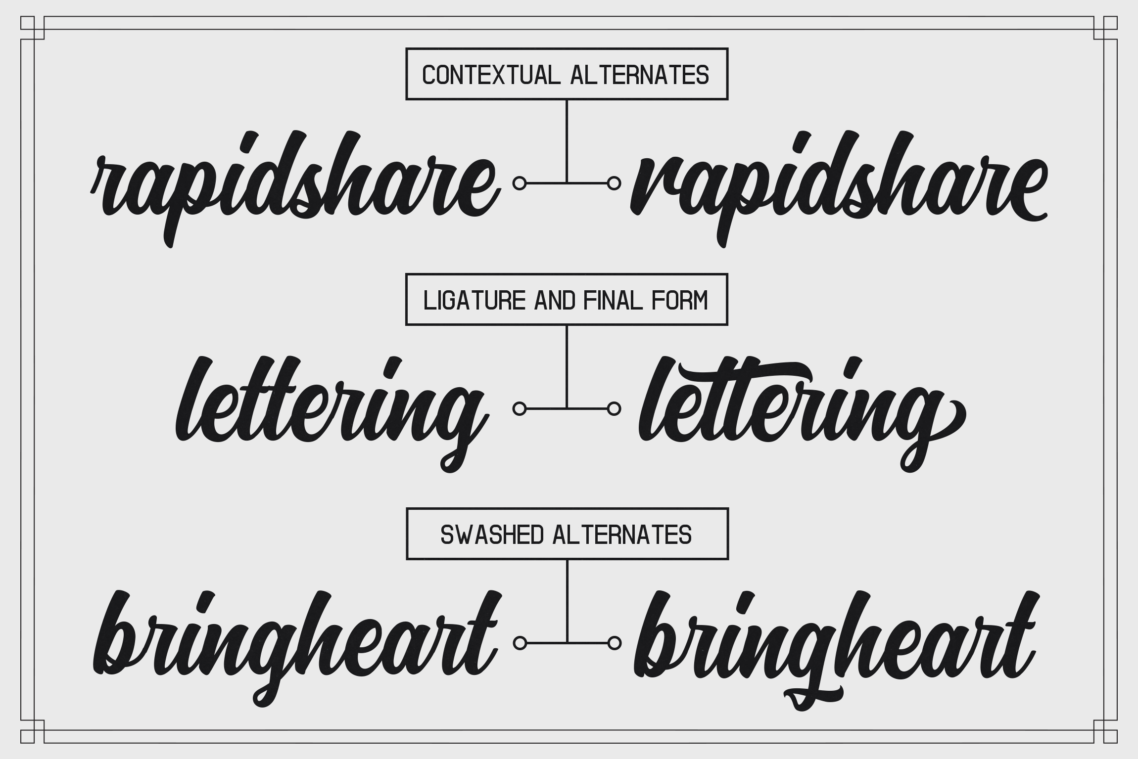 Kaktoes Font PNG with transparent background - Preview 6