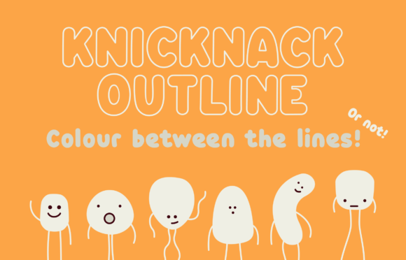 Knicknack Font font preview - 3