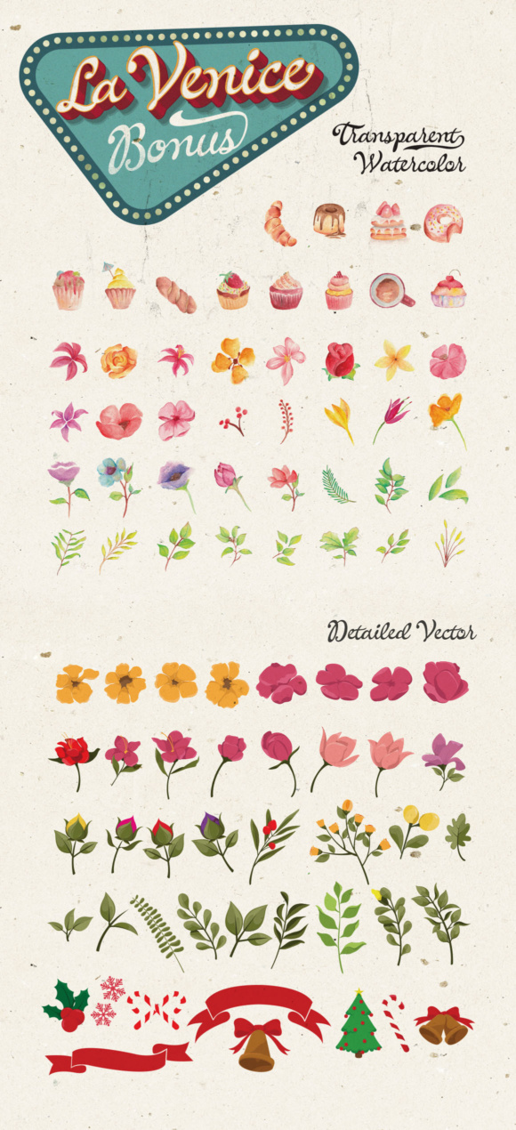 La Venice Font PNG with transparent background - Preview 2
