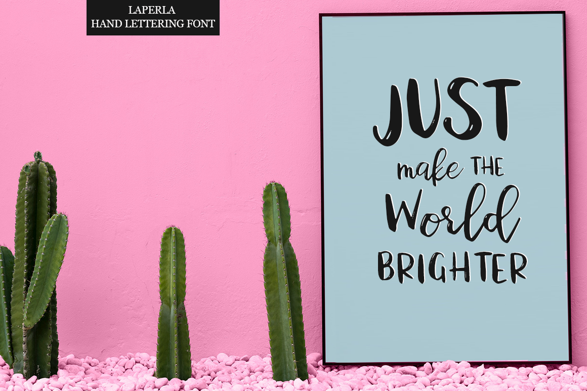 Laperla Font PNG with transparent background - Preview 2