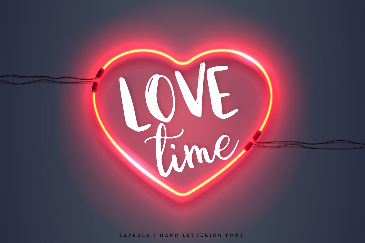 Laperla Font PNG with transparent background - Preview 4