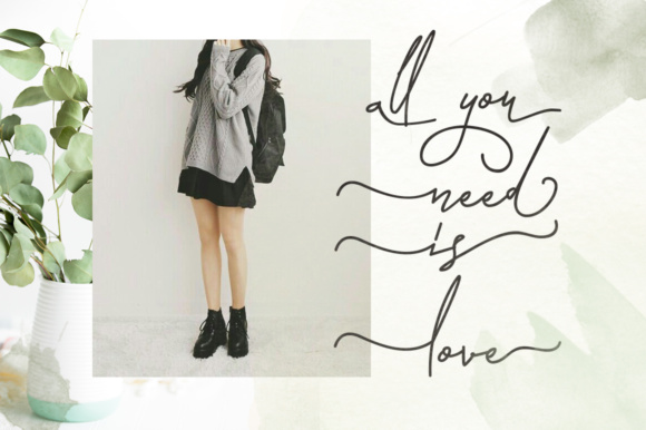 Laura Hellaw Font PNG with transparent background - Preview 1
