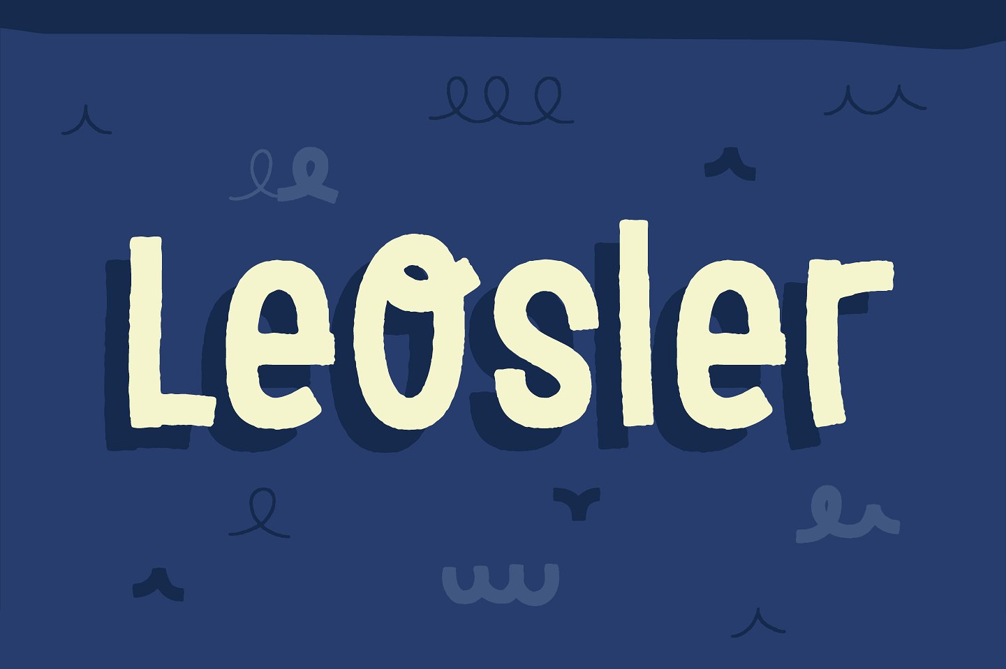 LeOsler Font font preview - 1
