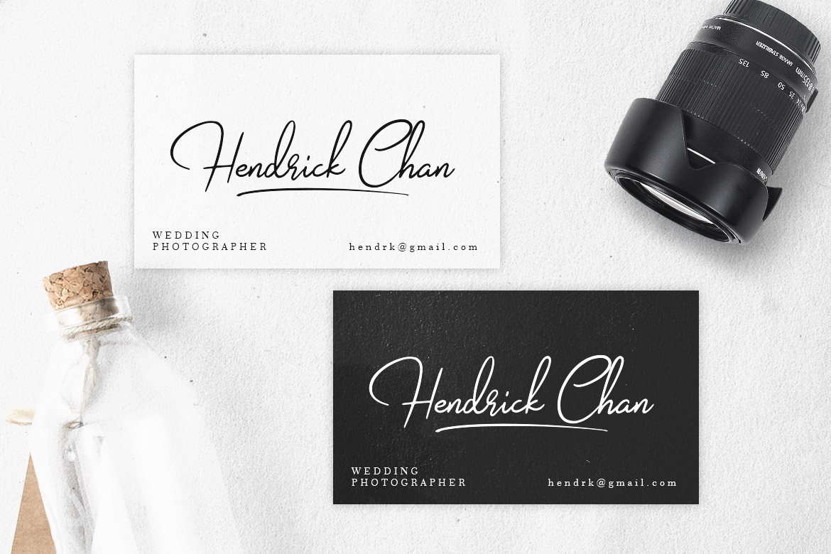 Lovely Photograph Font font preview - 4