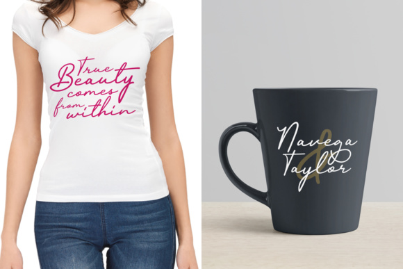 Lucyna Font PNG with transparent background - Preview 4