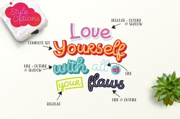 Lunar Cone Font PNG with transparent background - Preview 2