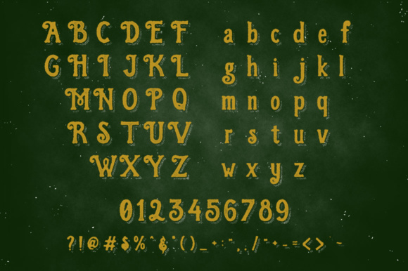 Magnifika Font PNG with transparent background - Preview 4
