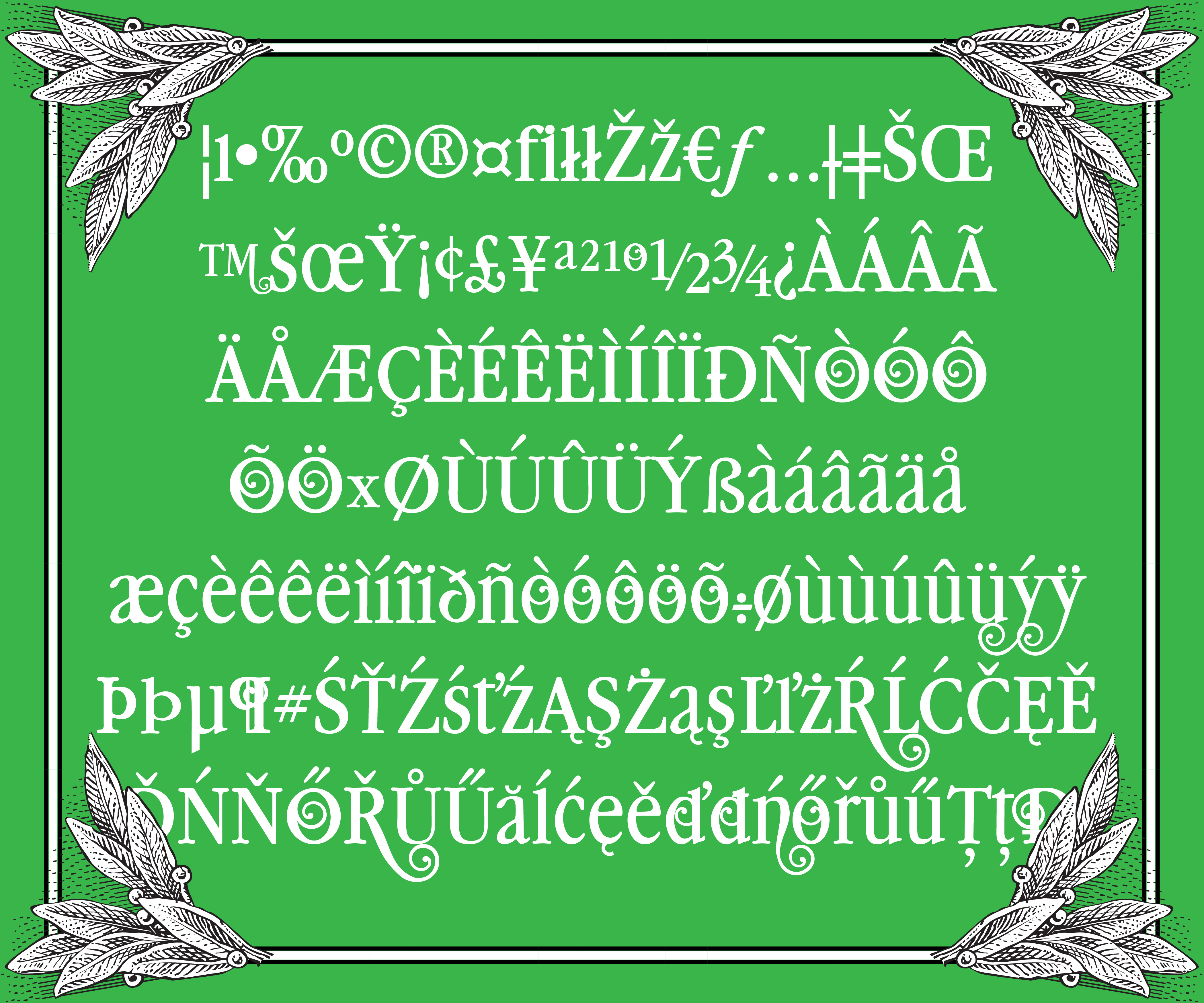 Millionaire Bachelor Font PNG with transparent background - Preview 2