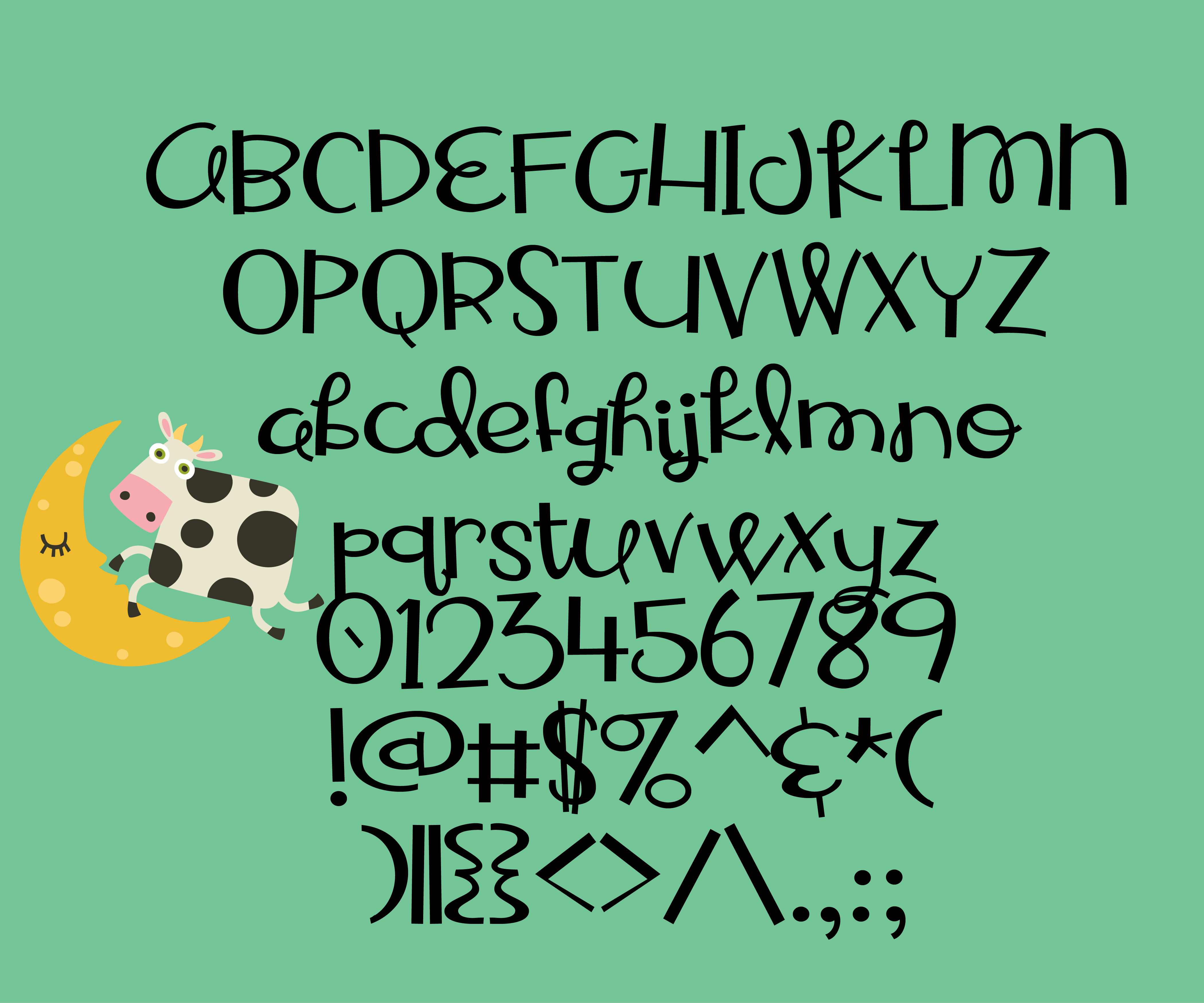 Mother May I Font font preview - 1
