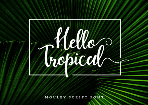 Mouley Font PNG with transparent background - Preview 2