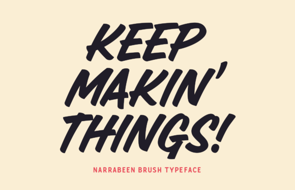 Narrabeen Font PNG with transparent background - Preview 1