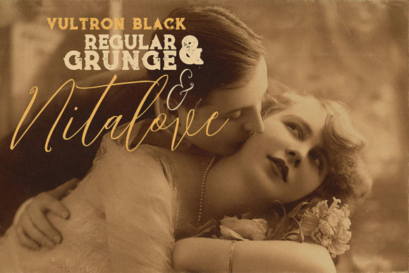 Nitalove Font PNG with transparent background - Preview 1