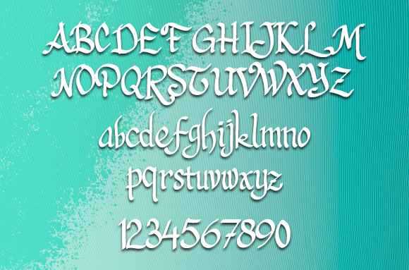 Pangrango Font PNG with transparent background - Preview 2