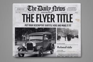 Photoshop Newspaper Template - Printable