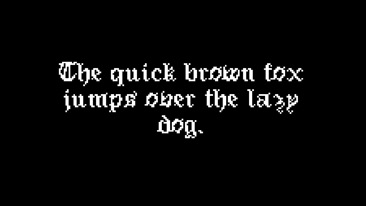 Pixeled English Font font preview - 1