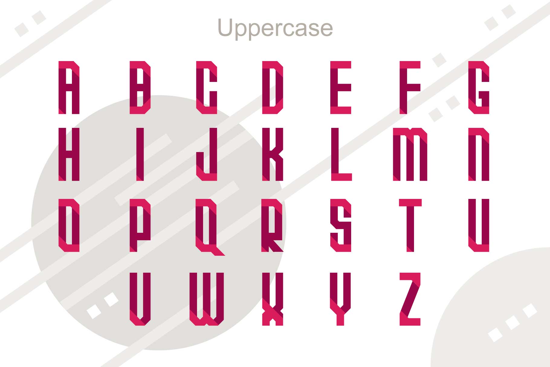 Quarta Font PNG with transparent background - Preview 1