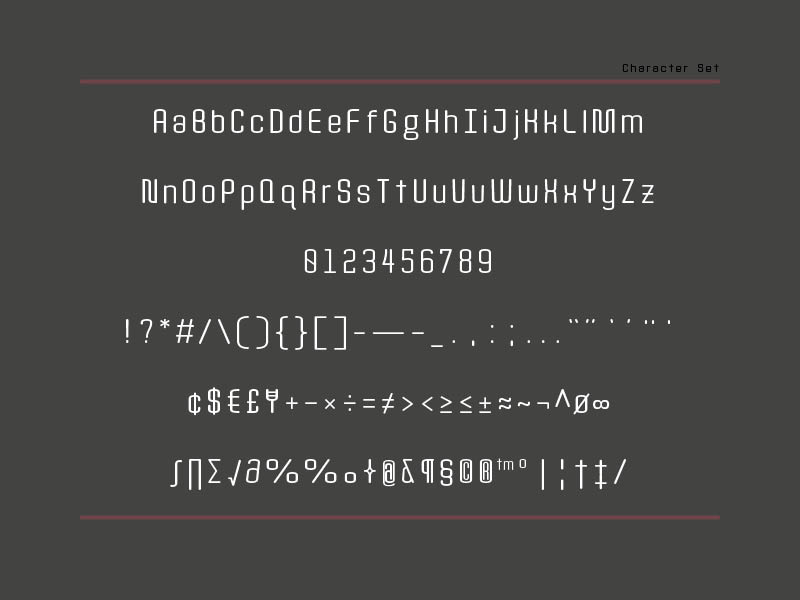 Quota Font PNG with transparent background - Preview 4