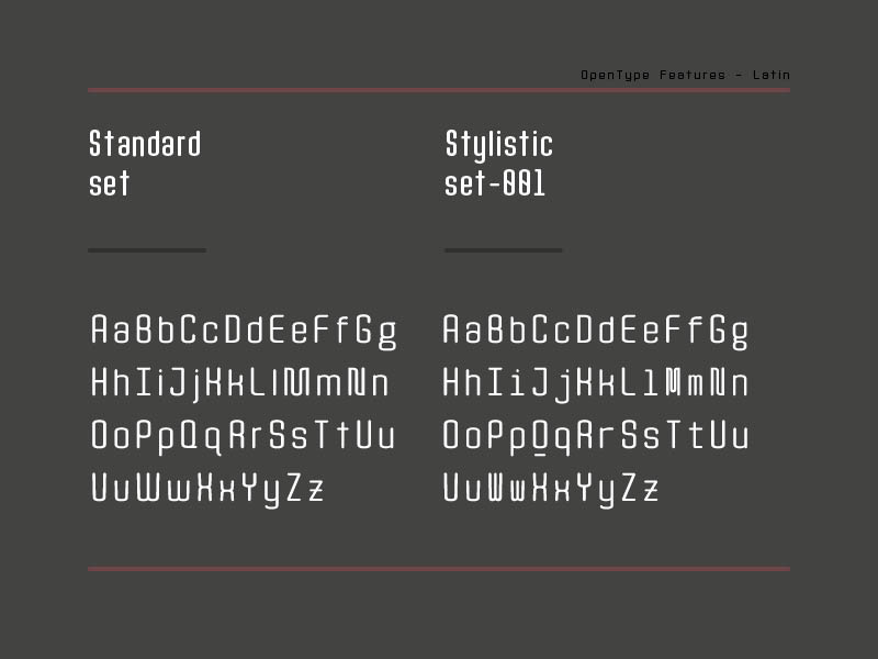 Quota Font PNG with transparent background - Preview 5