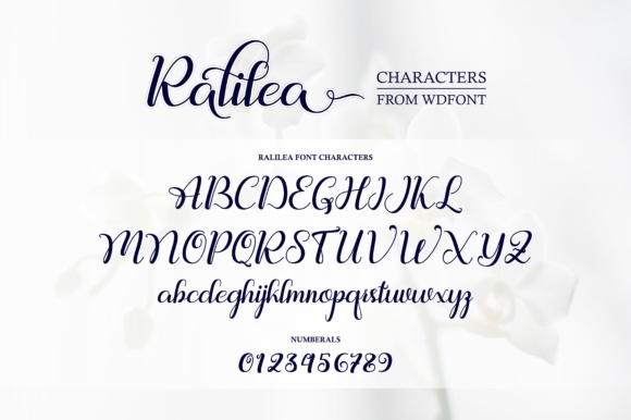 Ralilea Font PNG with transparent background - Preview 4