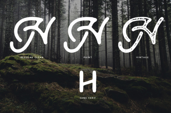 Ramblin Font PNG with transparent background - Preview 1