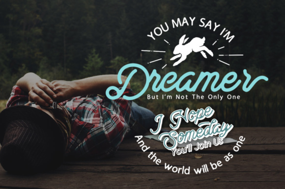 Ramblin Font PNG with transparent background - Preview 4