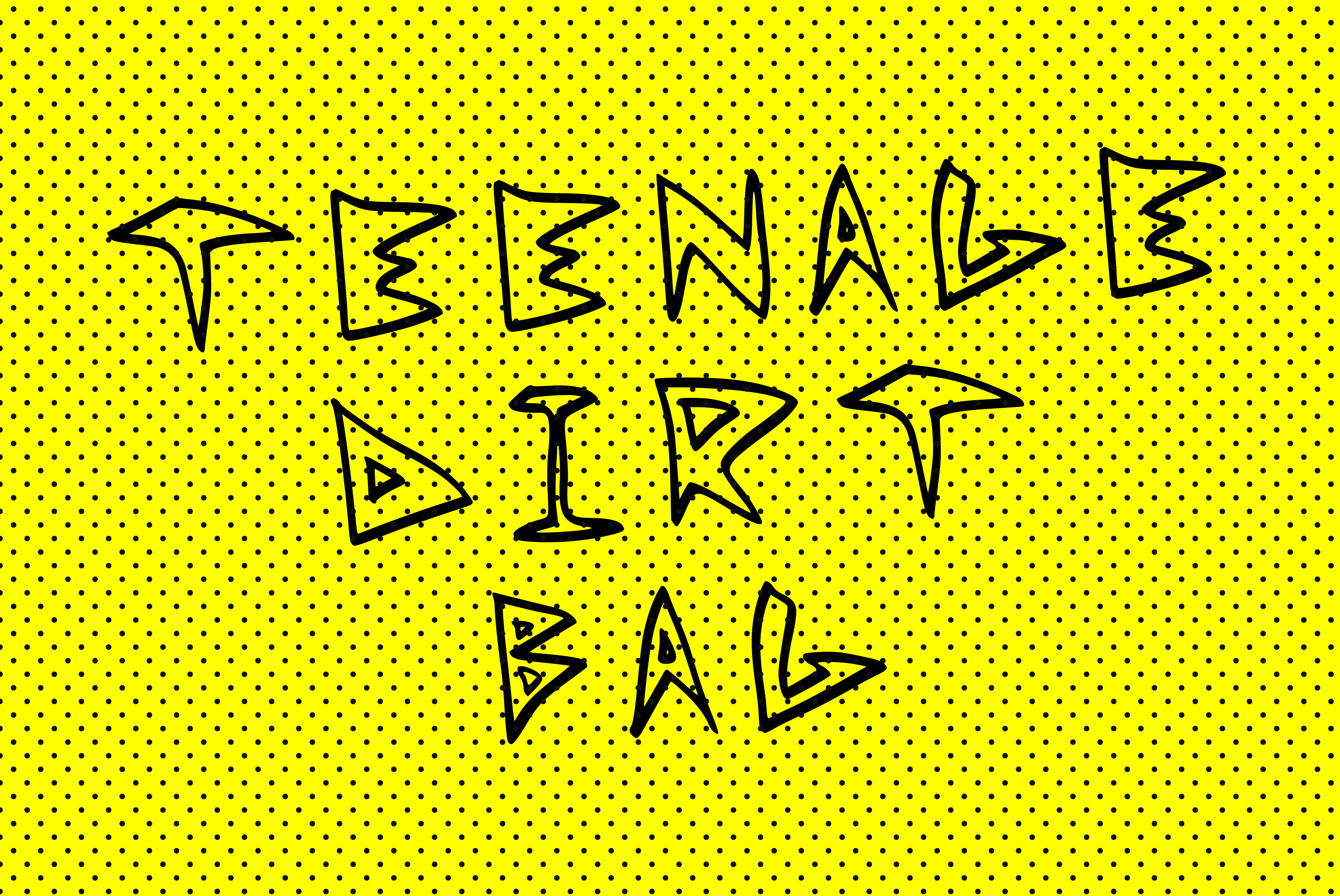 Rok-a-zine Font PNG with transparent background - Preview 3