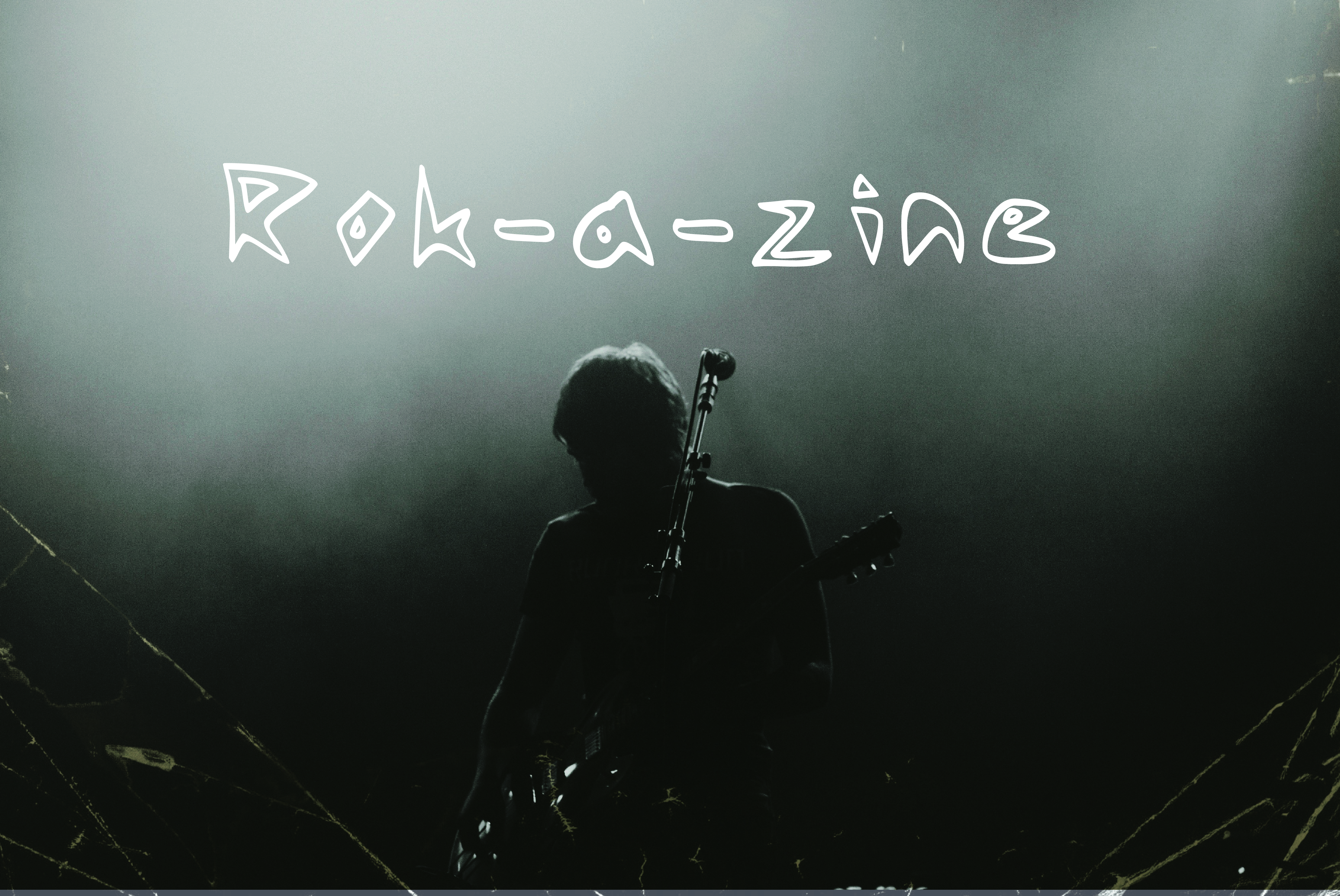 Rok-a-zine Font PNG with transparent background - Preview 1