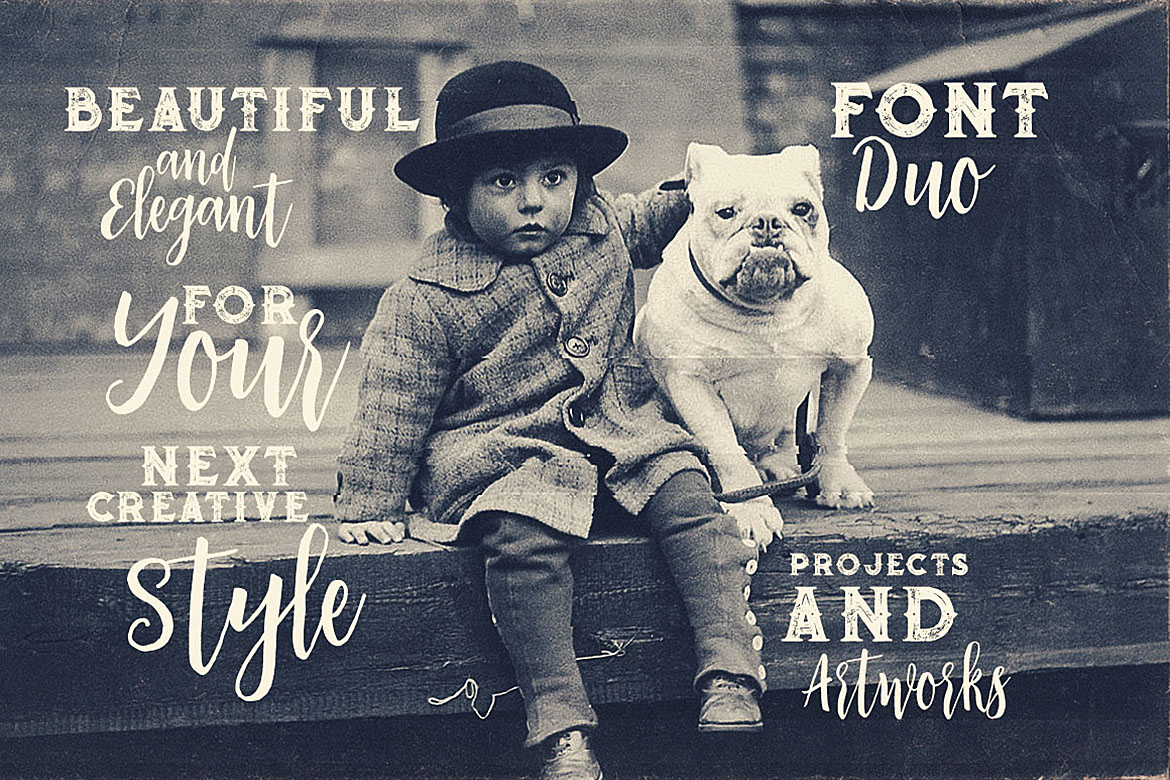 Romeo & Juliet Font Duo Font PNG with transparent background - Preview 2