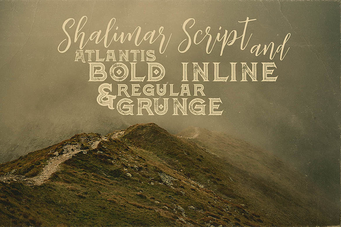 Shalimar Font Duo Font font preview - 1