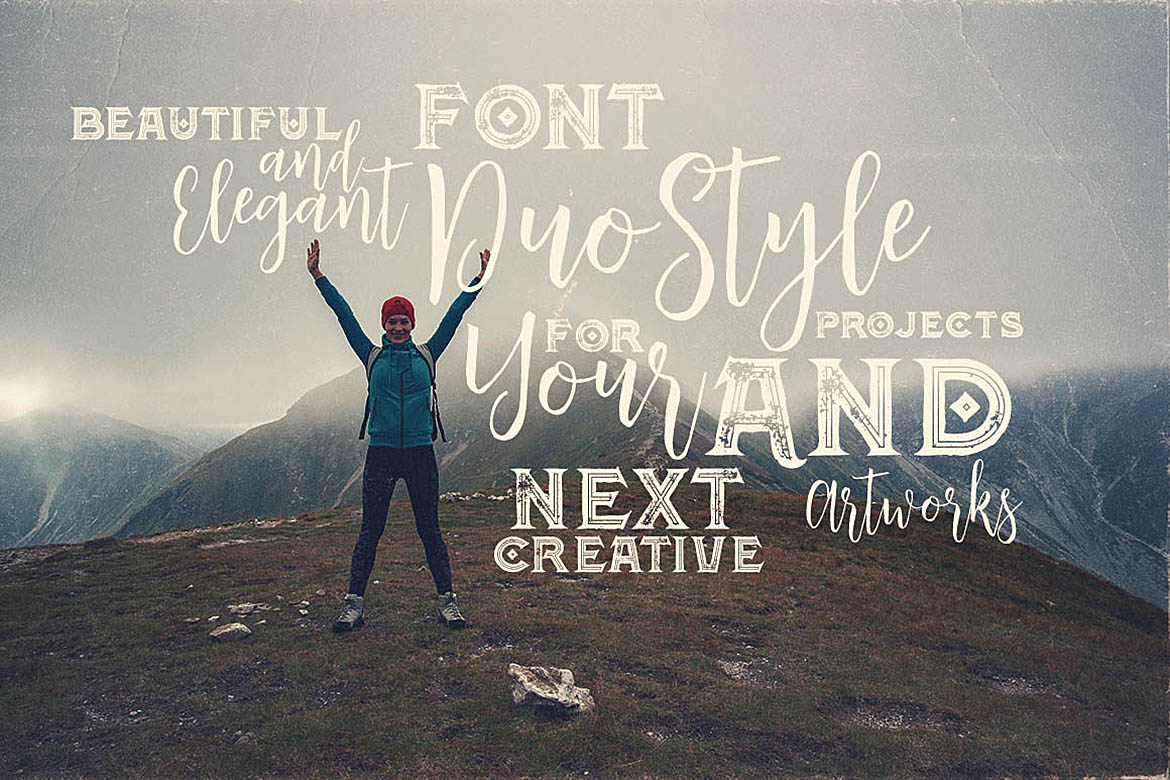 Shalimar Font Duo Font font preview - 2
