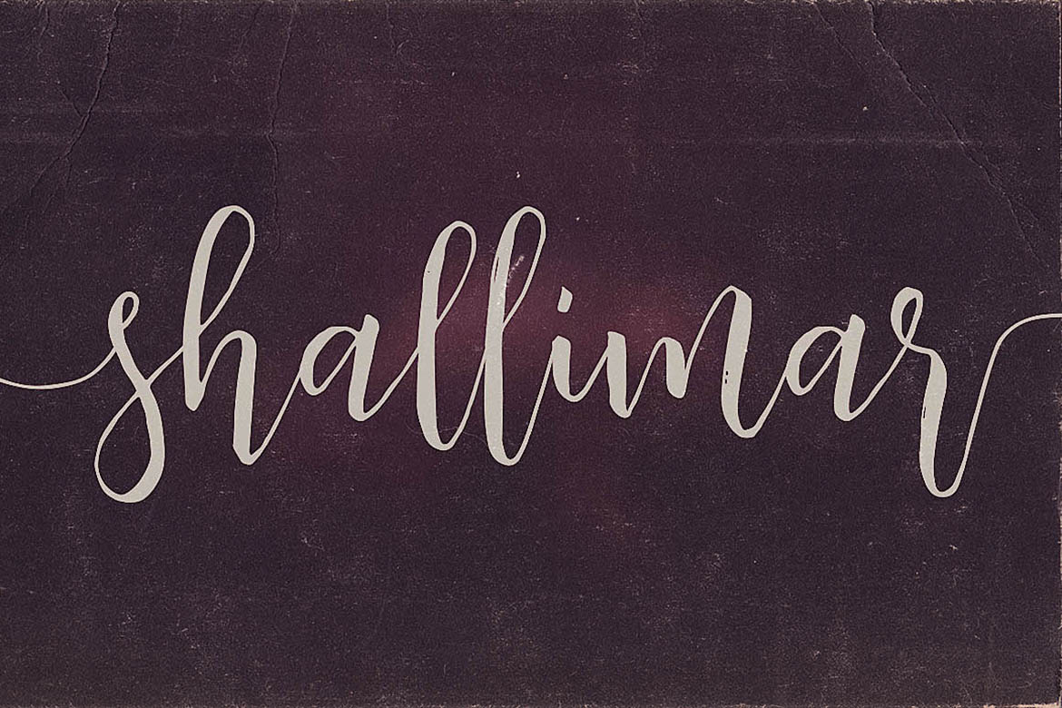 Shalimar Font Duo Font font preview - 5