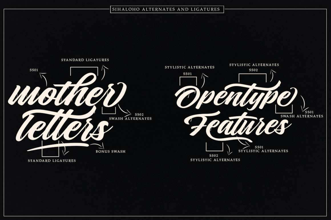 Sihaloho Font PNG with transparent background - Preview 1