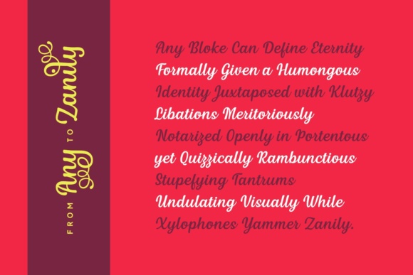 Siry Font PNG with transparent background - Preview 4