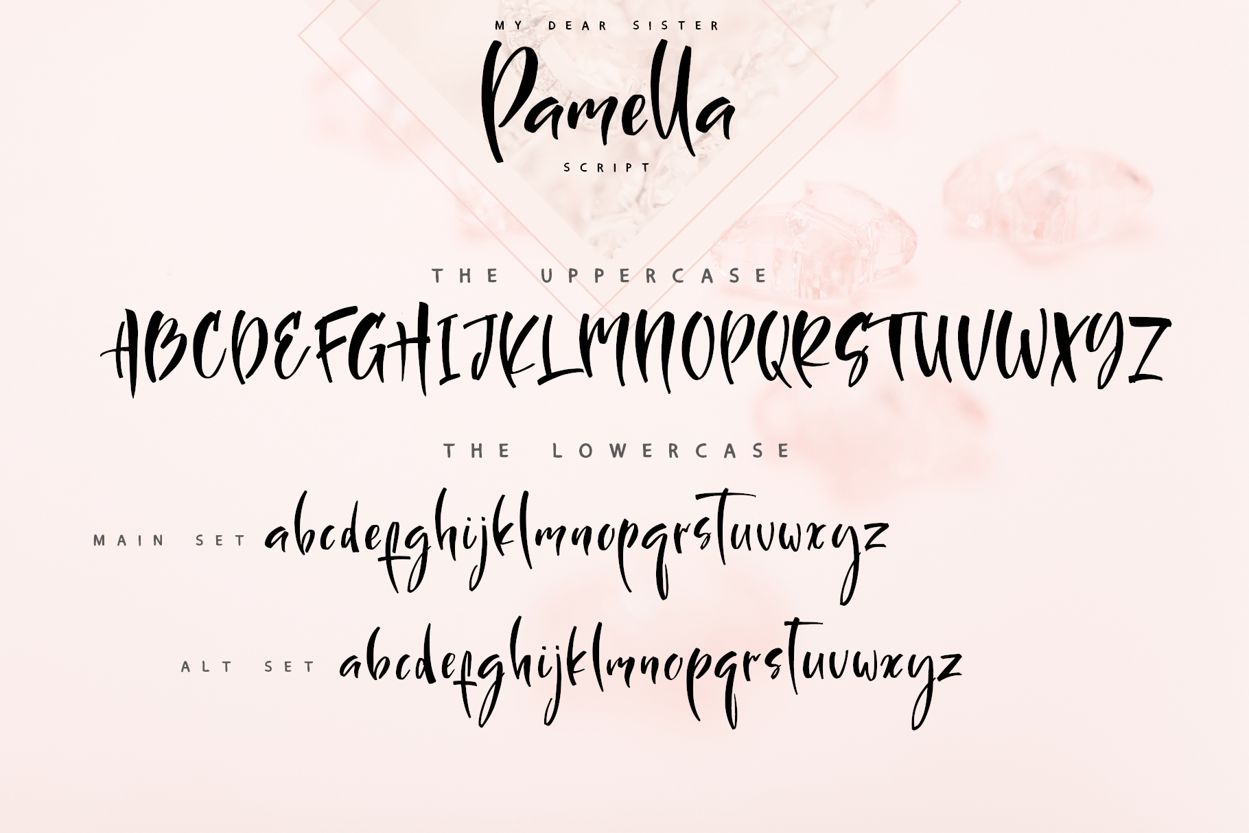 Sister Pamella Font font preview - 1