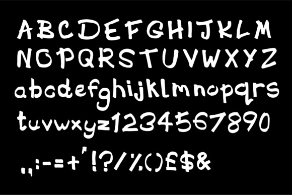 Sketchmate Font PNG with transparent background - Preview 1
