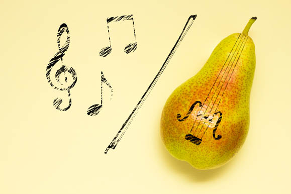 Sweet Music. Gráfico Comida y Bebida Por Sasha Brazhnik