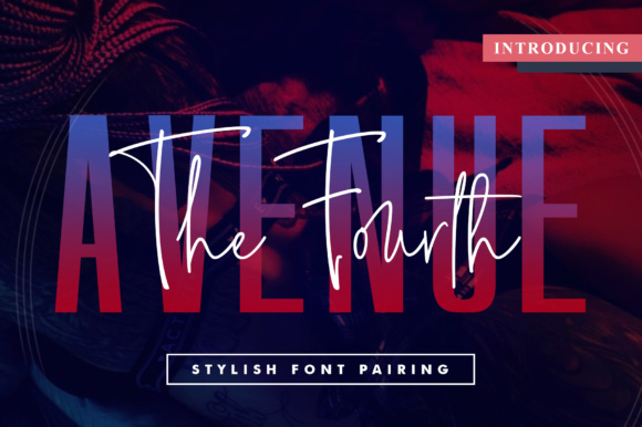 The Fourth Avenue Script & Handwritten Font By Mercurial