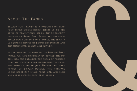 Belgium Family Font - Preview 1