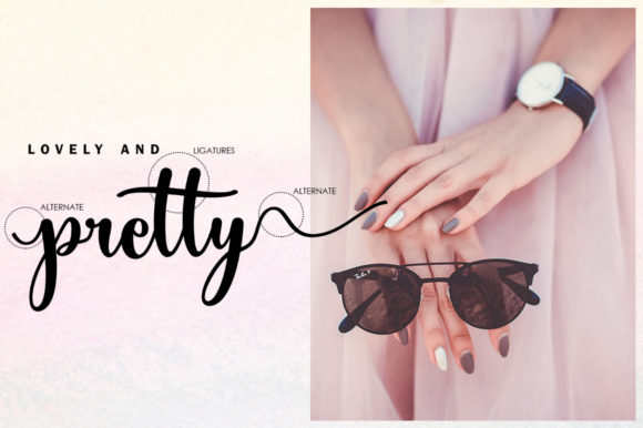 Alianda Script Font - Preview 4