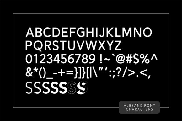Alesand Font - Preview 6