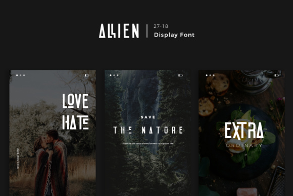 Allien Font - Preview 4