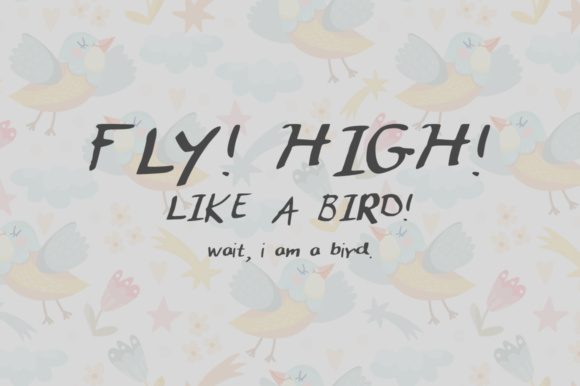 Allison's Marker Font PNG with transparent background - Preview 1