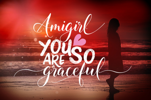 Amigirl Font - Preview 1