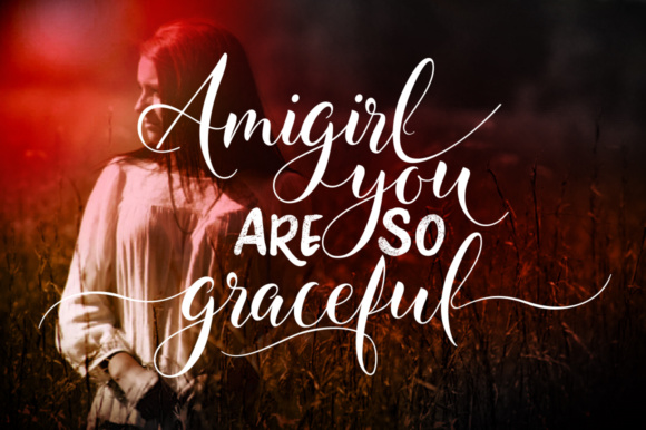 Amigirl Font - Preview 2