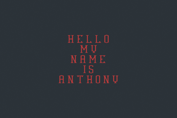 Anthony Font - Preview 1