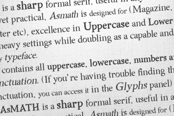Asmath Font - Preview 2