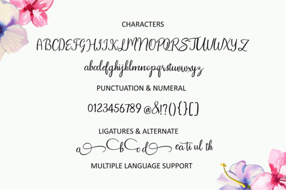 Beautiful Font - Preview 1