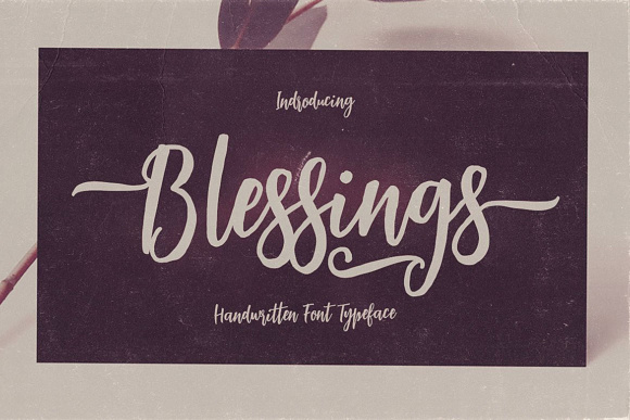 Blessings Font - Preview 4