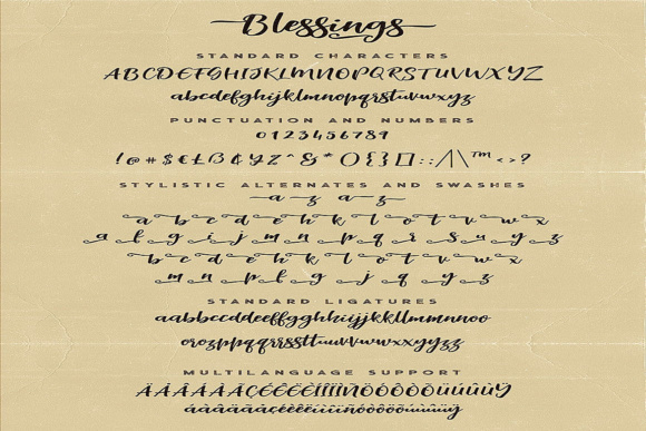Blessings Font - Preview 5